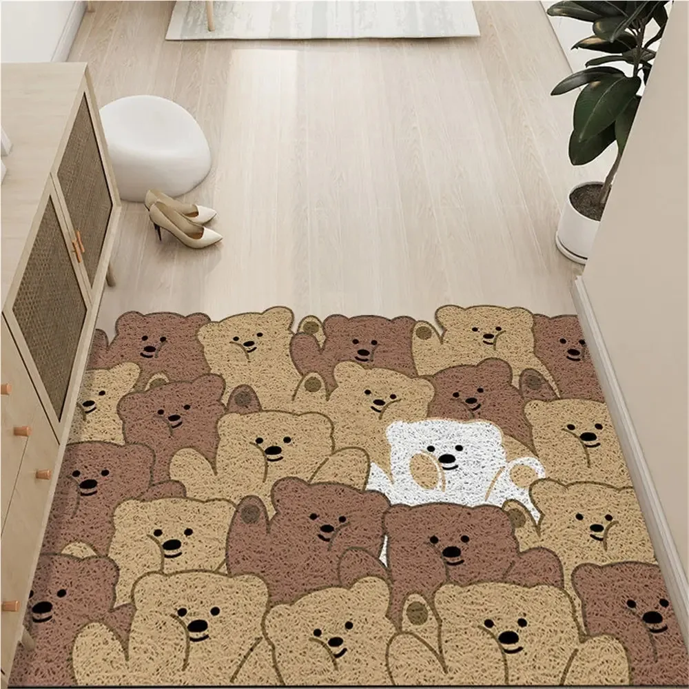 Tapetes De Urso, Tapetes Antiderrapantes, Tapetes Cor Cute Bear Desenho Do Tecido 60x90cm