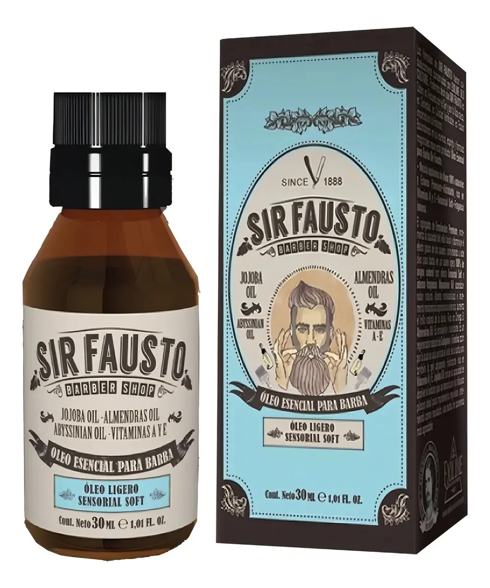 Óleo de barba natural Sir Fausto 30 mL