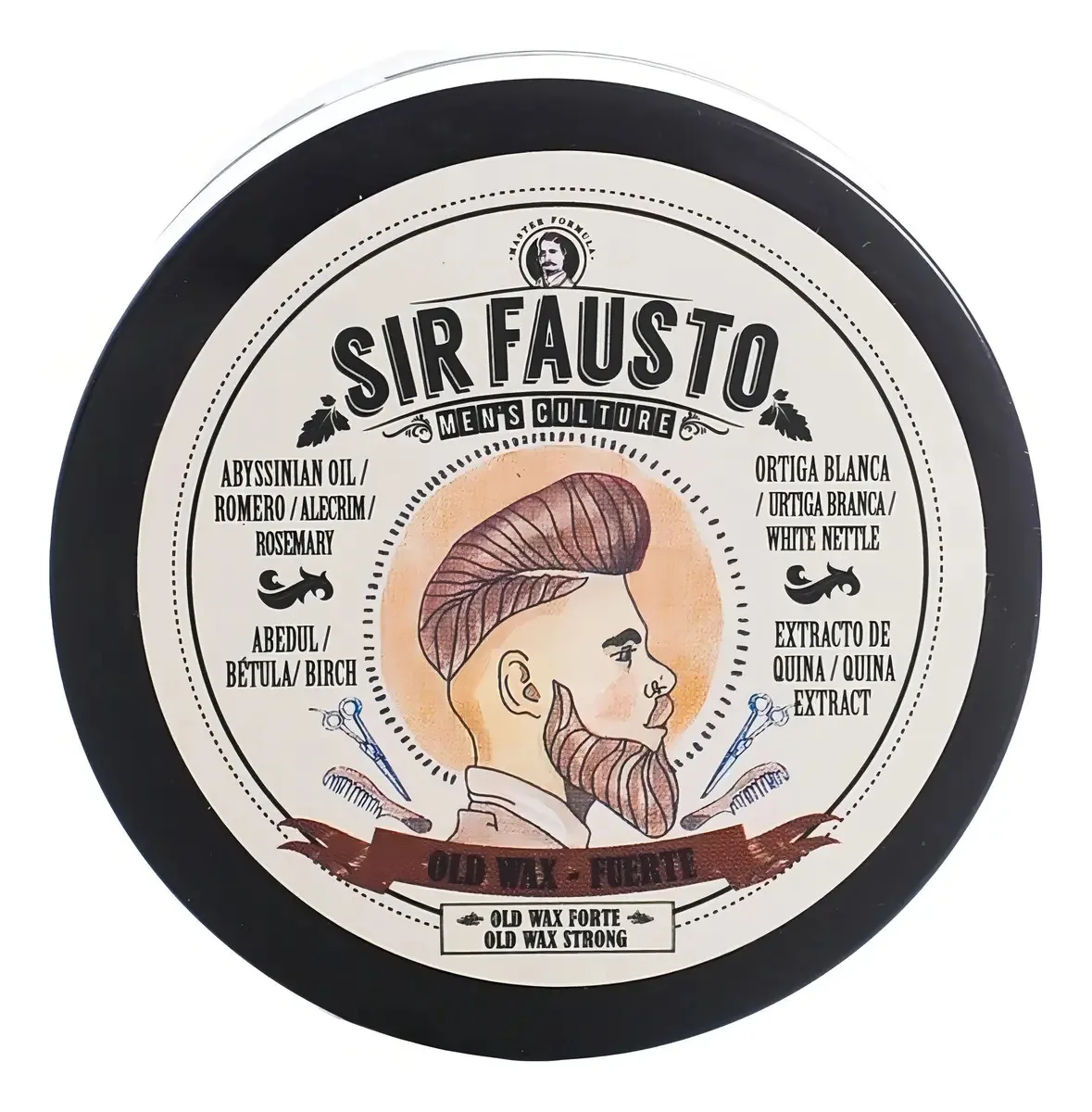 Cera Barbearia Sir Fausto Pomada Cabelo Forte 100grs