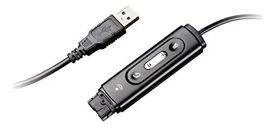 Processador de Áudio USB Plantronics, Preto
