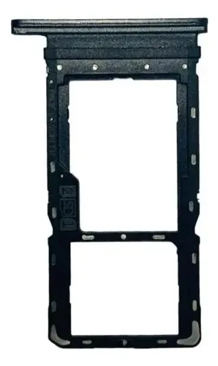 Bandeja Gaveta Chip Sim Card Dual SIM Moto G8 Play Xt2015 Preto