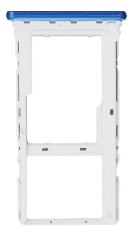 Bandeja Gaveta Sim Card Compatível Moto E7 Plus Xt2081 Cor Azul