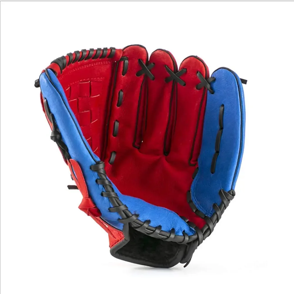 Luvas de Beisebol Fengshaui Luvas de Beisebol Resistentes a Rasgos Duráveis Luvas de Beisebol Respiráveis Adequadas para Esportes de Beisebol ao Ar Livre (vermelho),l