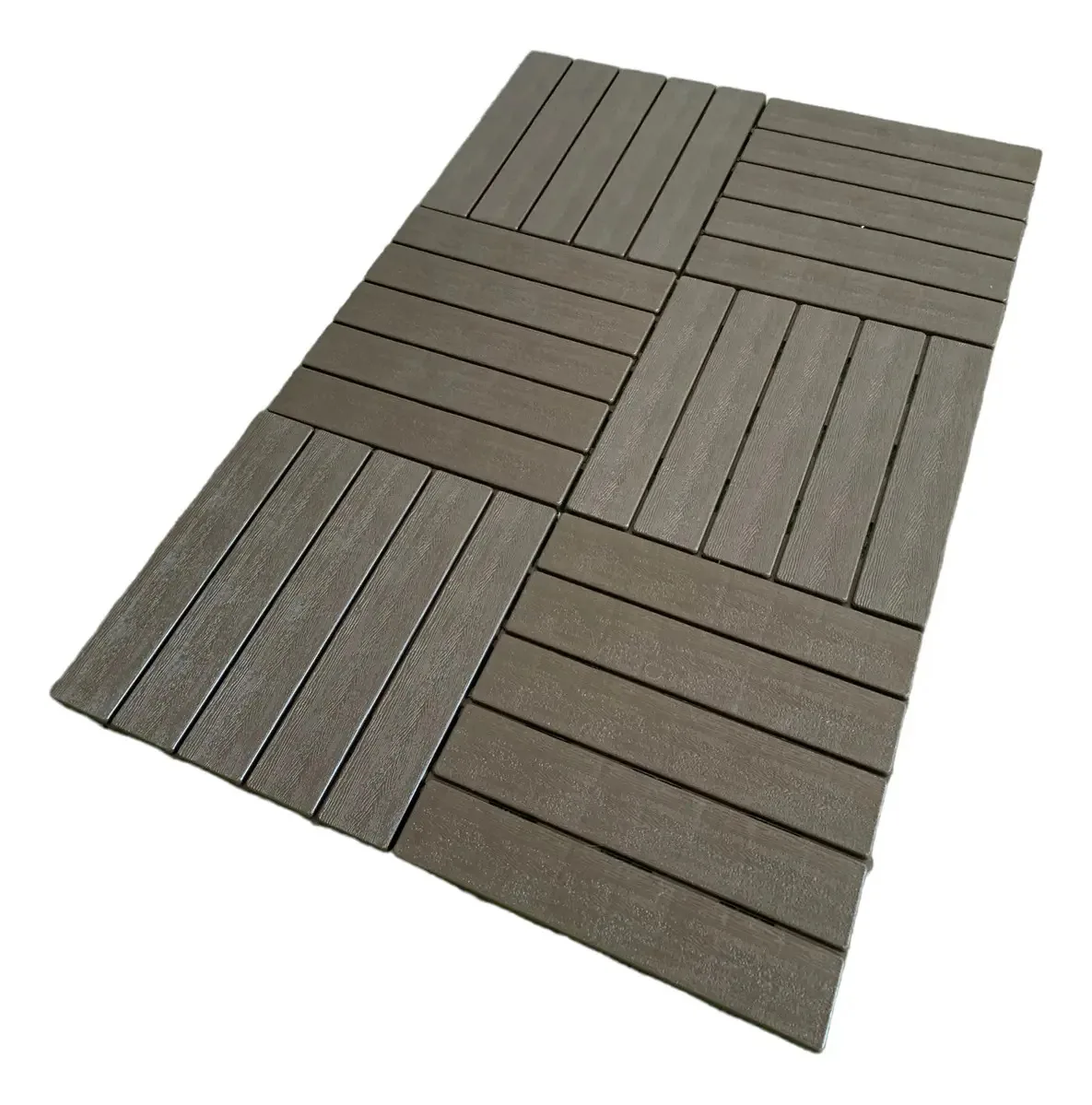 Kit Com 62 Decks Ecológicos Plastica Cor Marrom