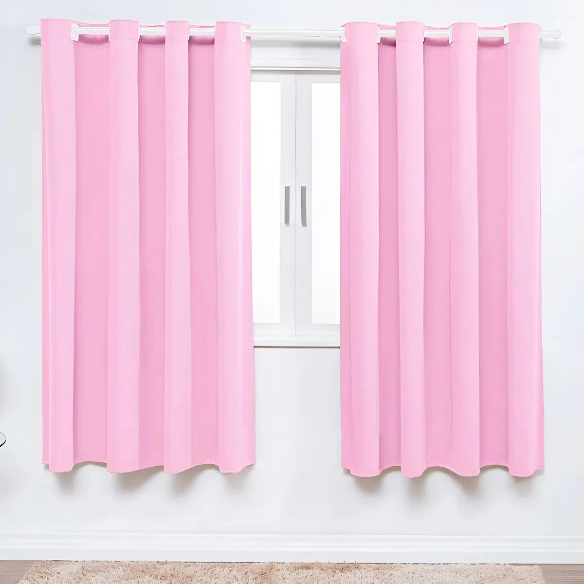 Cortina Para Varão Quarto Do Bebe Menina Rosa