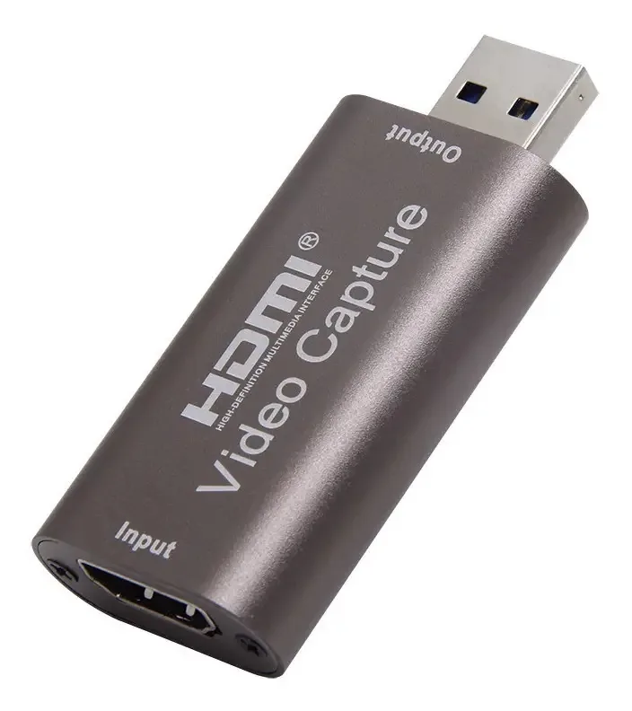 Placa Captura Usb Hdmi 4k 1080p Vídeo Live Streaming Ao Vivo