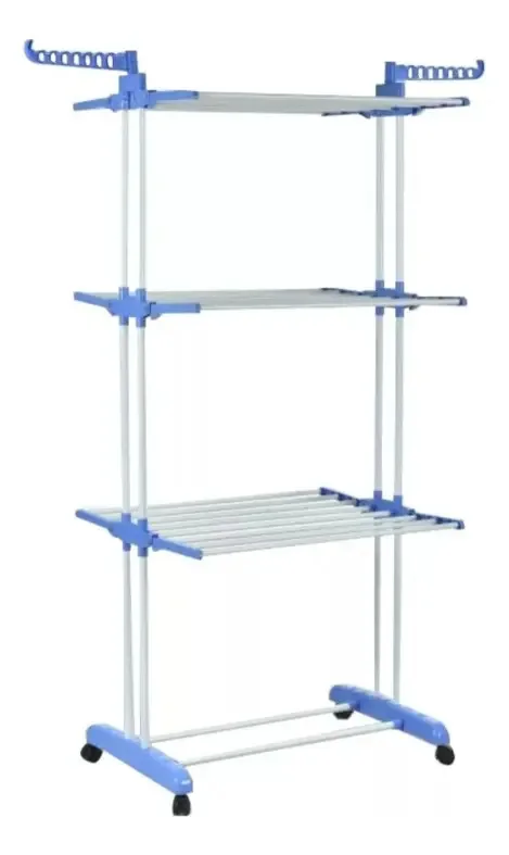 Prateleiras e rodas Tender Vertical de 3 bases brancas