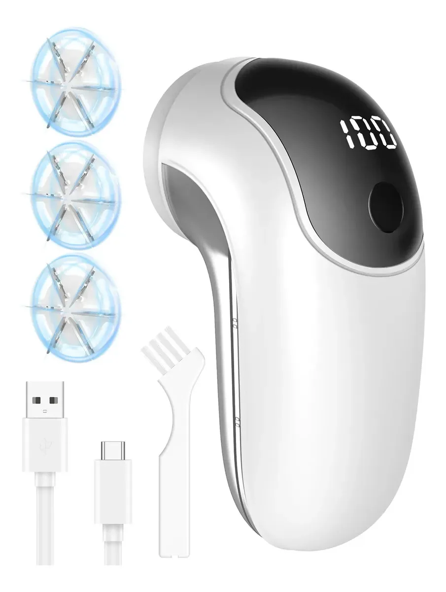 Removedor de Fiapos Elétrico Homtronics Com 3 Velocidades e Display LED
