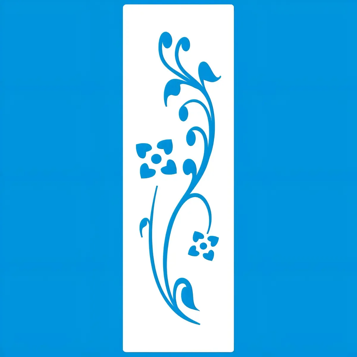 Stencil 8 X 25 Arabesco Flor Pa002