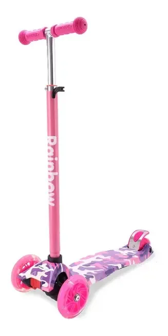 Patinete Rainbow Wind Camuflado rosa