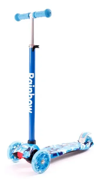 Patinete Rainbow Wind Camuflado azul