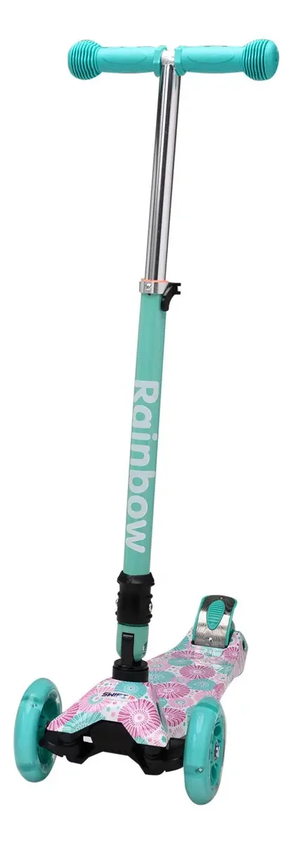 Skate infantil dobrável Rainbow Flores Swift