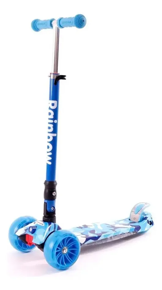 Skate em pé azul Rainbow Sky de 4 rodas