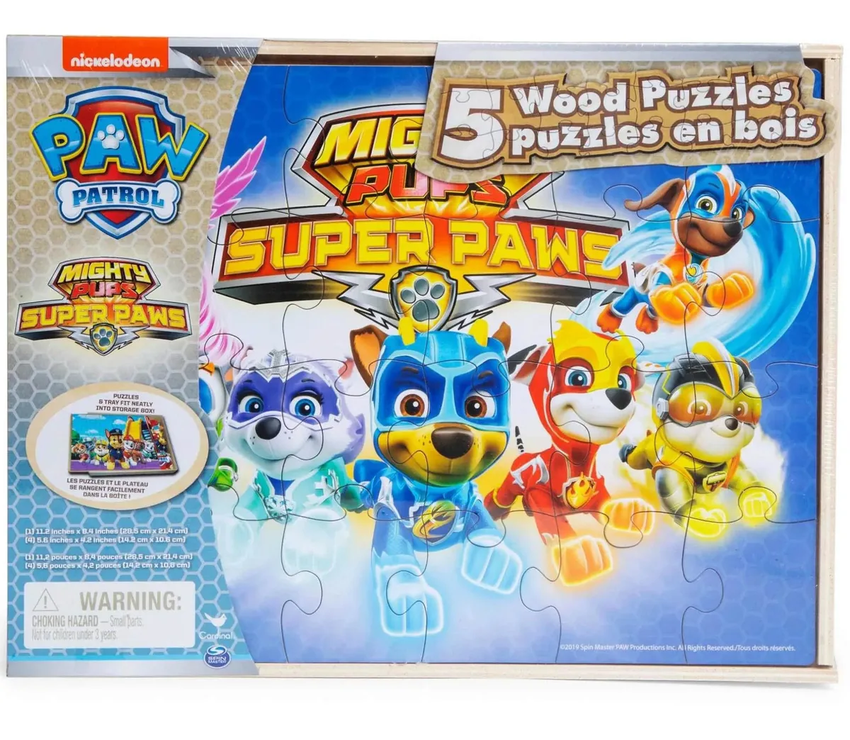 Quebra-cabeças de madeira Mighty Pups Super Paws 5