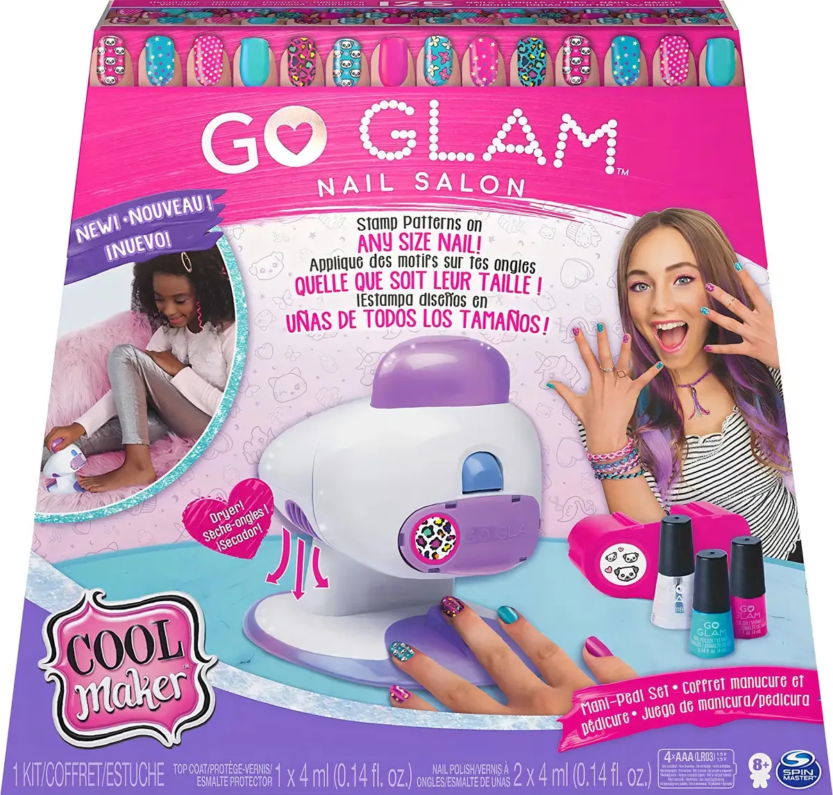 Impressora Go Glam Mãos e Pés Cool Maker 6054791