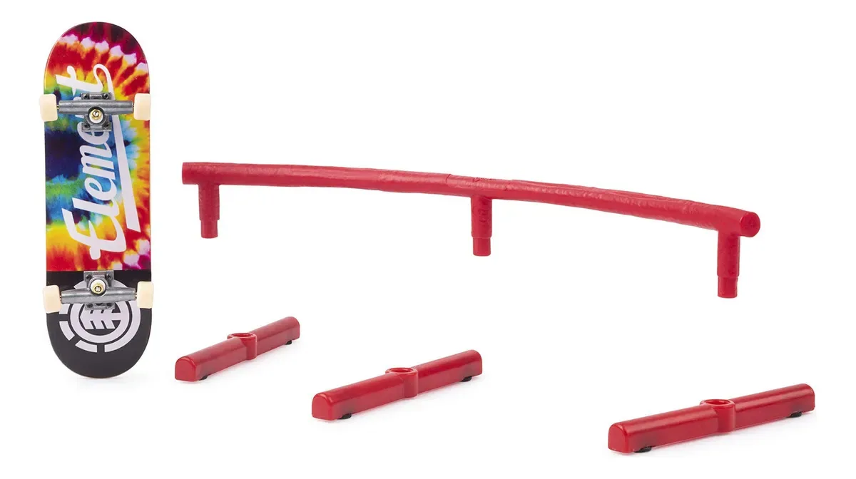 Tech Deck Skateboard + Mini Rampa, Arched Rail