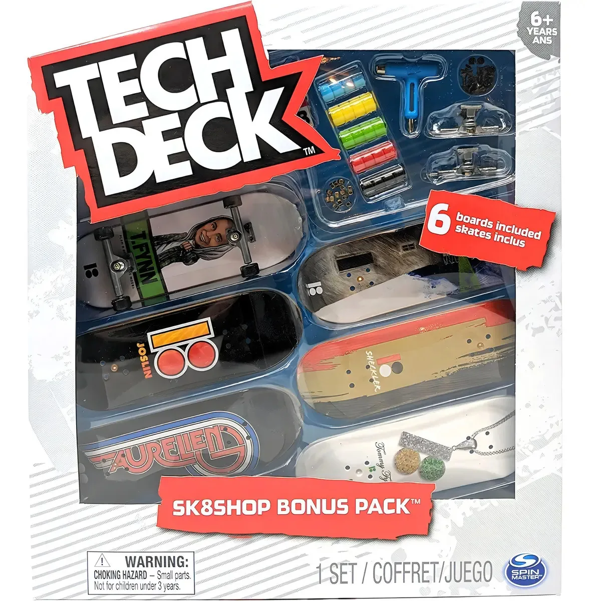 Finger Skate - Pacote X6 - Plano B - Tech Deck