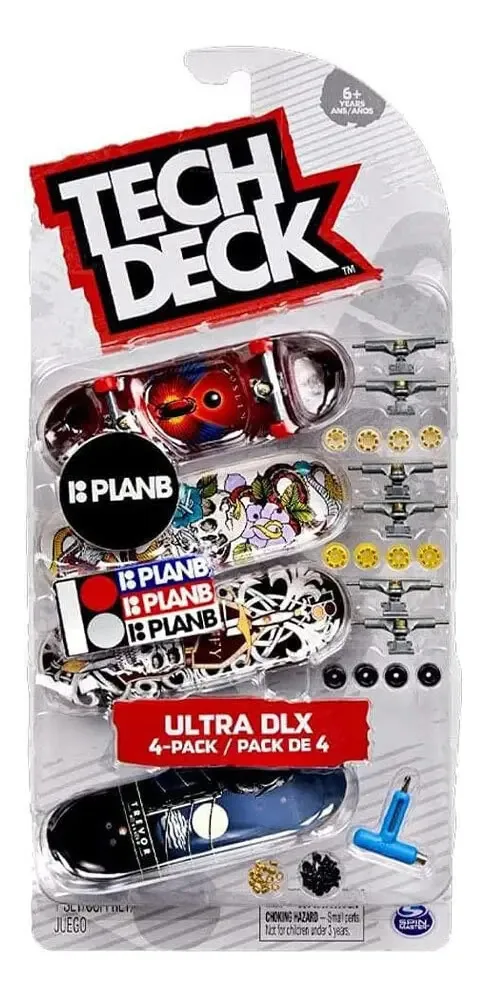 Pacote de skates Tech-Deck i:PLAN 2021 Ultra DLX com 4 diapasões Planb