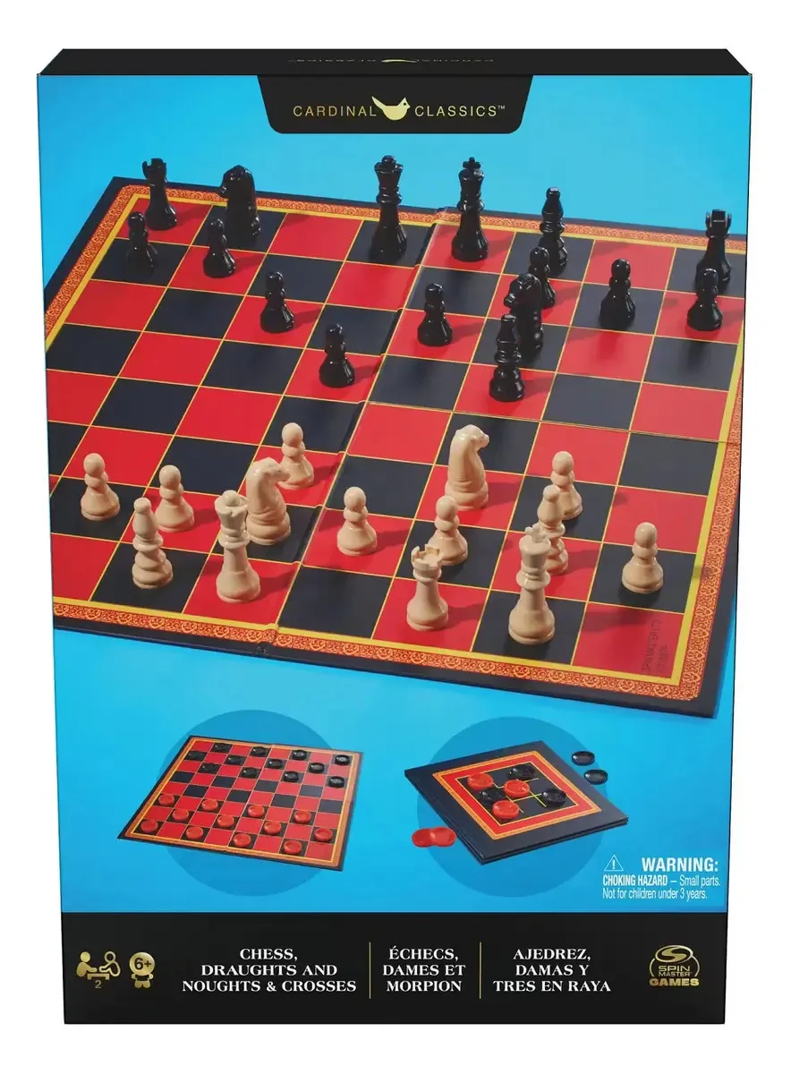 Jogos clássicos Jogo de tabuleiro Spin Master Cardinal 6065336
