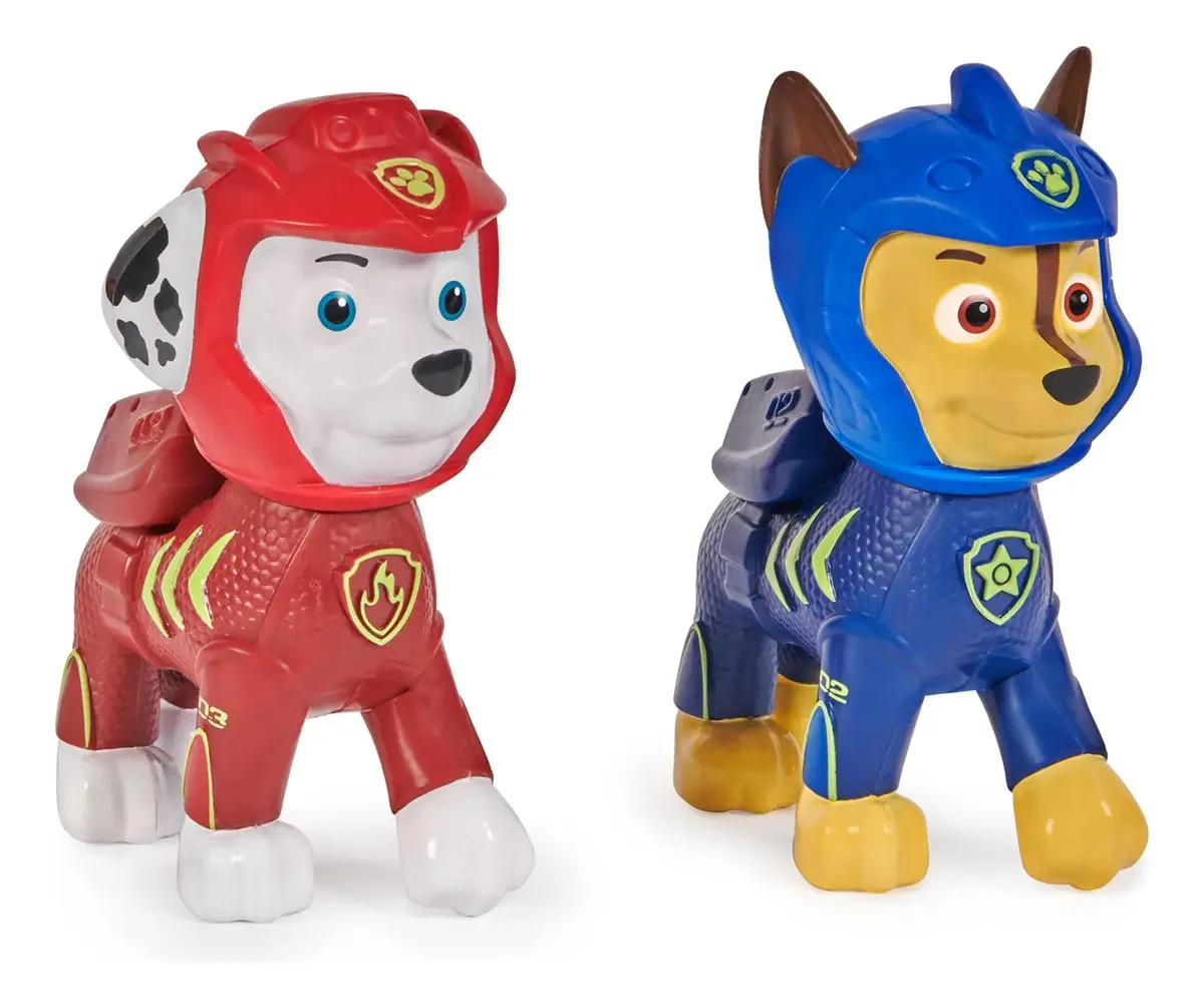 Pacote com bonecos flutuantes Pool Toys Swimways Paw Patrol