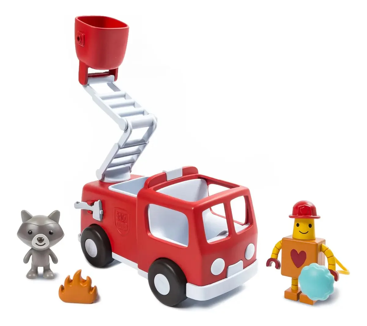 Sago Mini - Veículos - Caminhão De Bombeiros Hugbot E Kiki