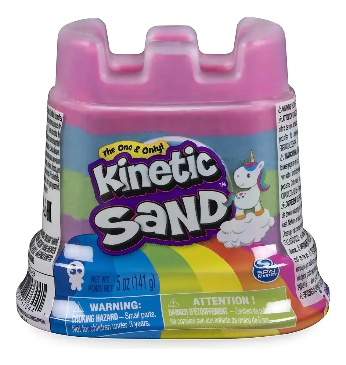 Edição Kinetic Sand Unicorn 141g Spin Master Magic Arena Color Multicolor