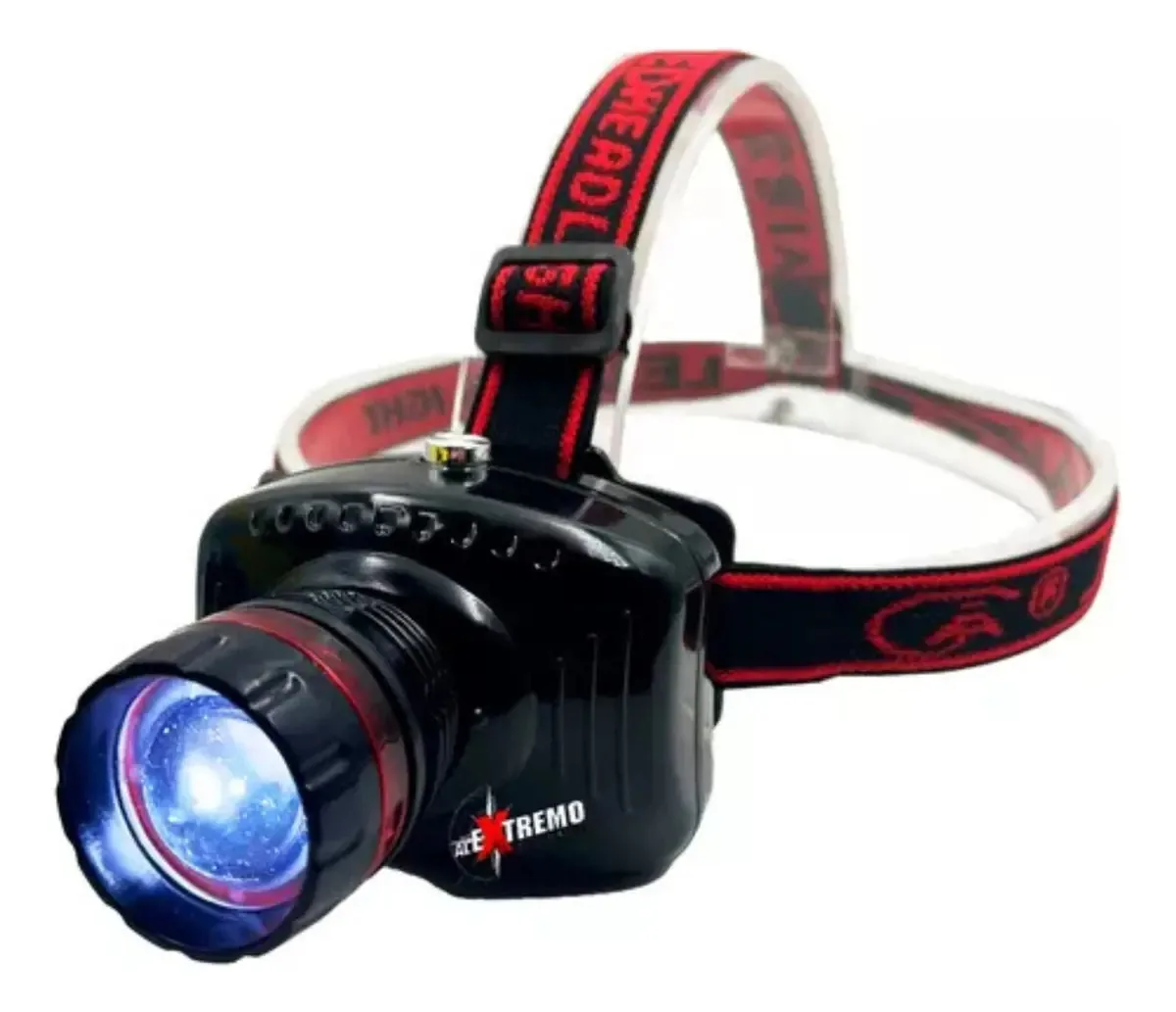 Farol de mineração LED, lanterna de acampamento com zoom de 160 lúmens, luz branca