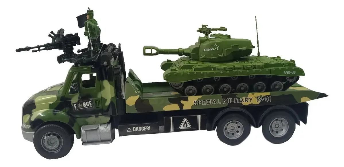 Caminhão militar Ploppy 140001 +tanque