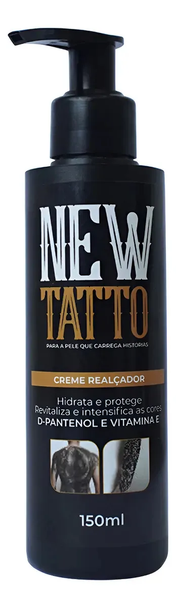 Creme Realçador Para Tatuagem 150ml - Revitaliza E Hidrata
