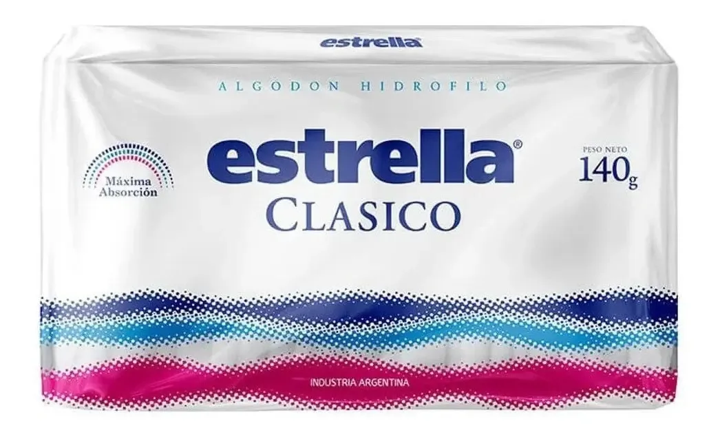 Estrela Algodão Hidrófilo Clássico 140 Gr