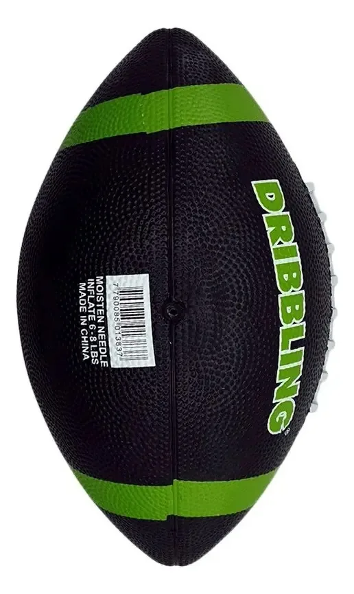 Bola juvenil de futebol americano - cor preta e verde