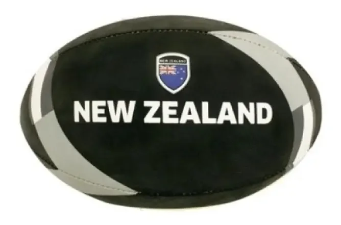 Bola de Rugby Drb No. 5 países Nova Zelândia, cor preta