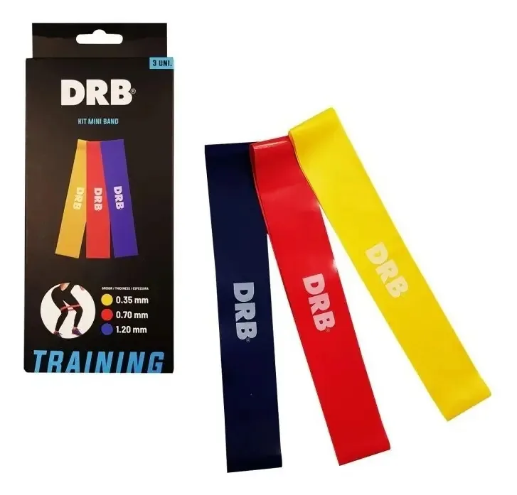 Conjunto Bandas Elásticas Látex Kit X 3 Circular Drb Tyttennis