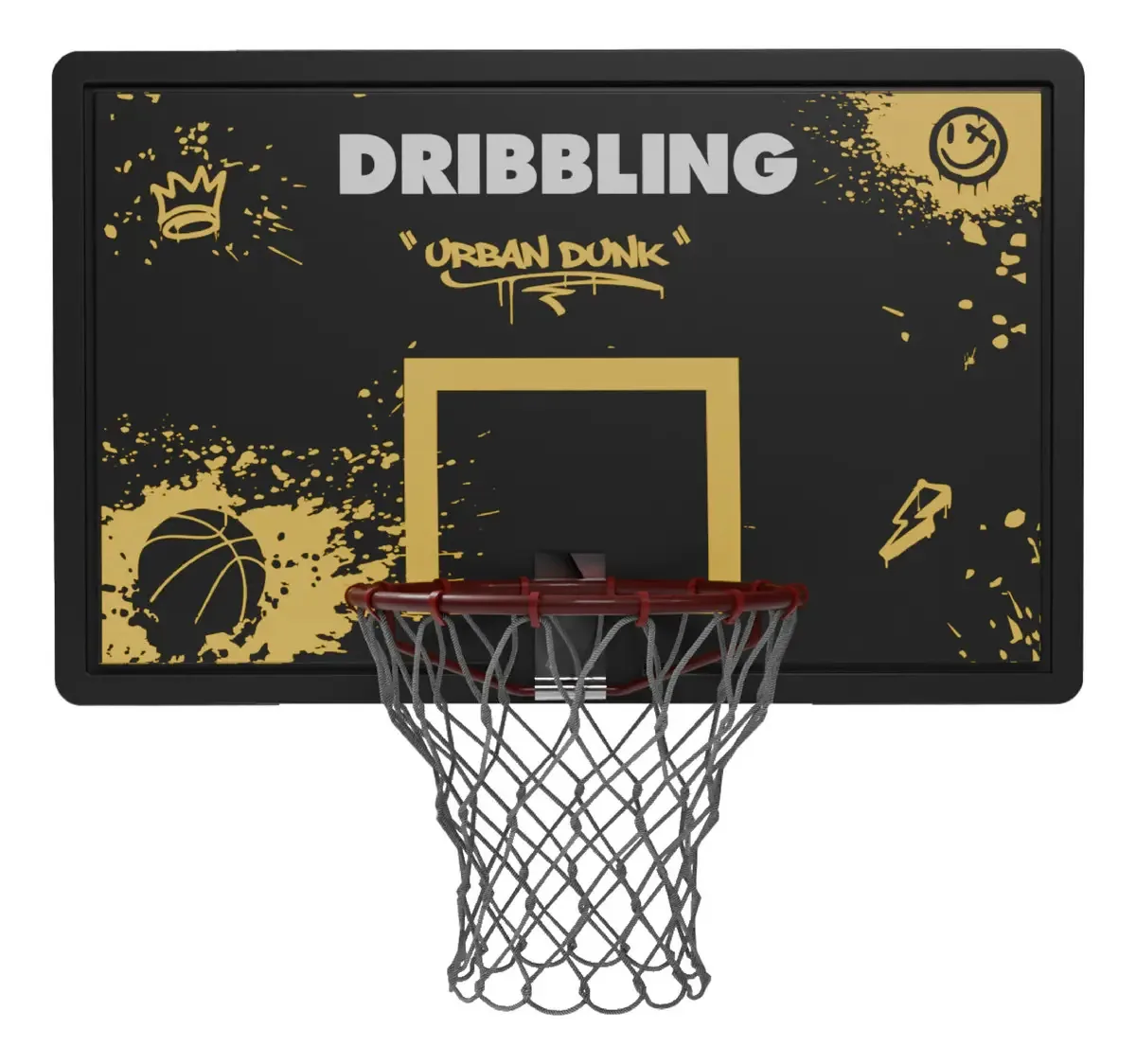 Cesta Drb Urban Dunk No. 7 e tabuleiro de basquete vermelho
