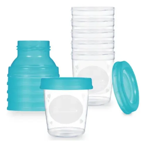 Recipiente de leite materno Loopi 6 unidades de 180 ml