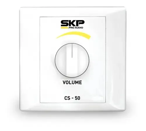 Controle de volume Skp: instalações residenciais e comerciais, cor branca