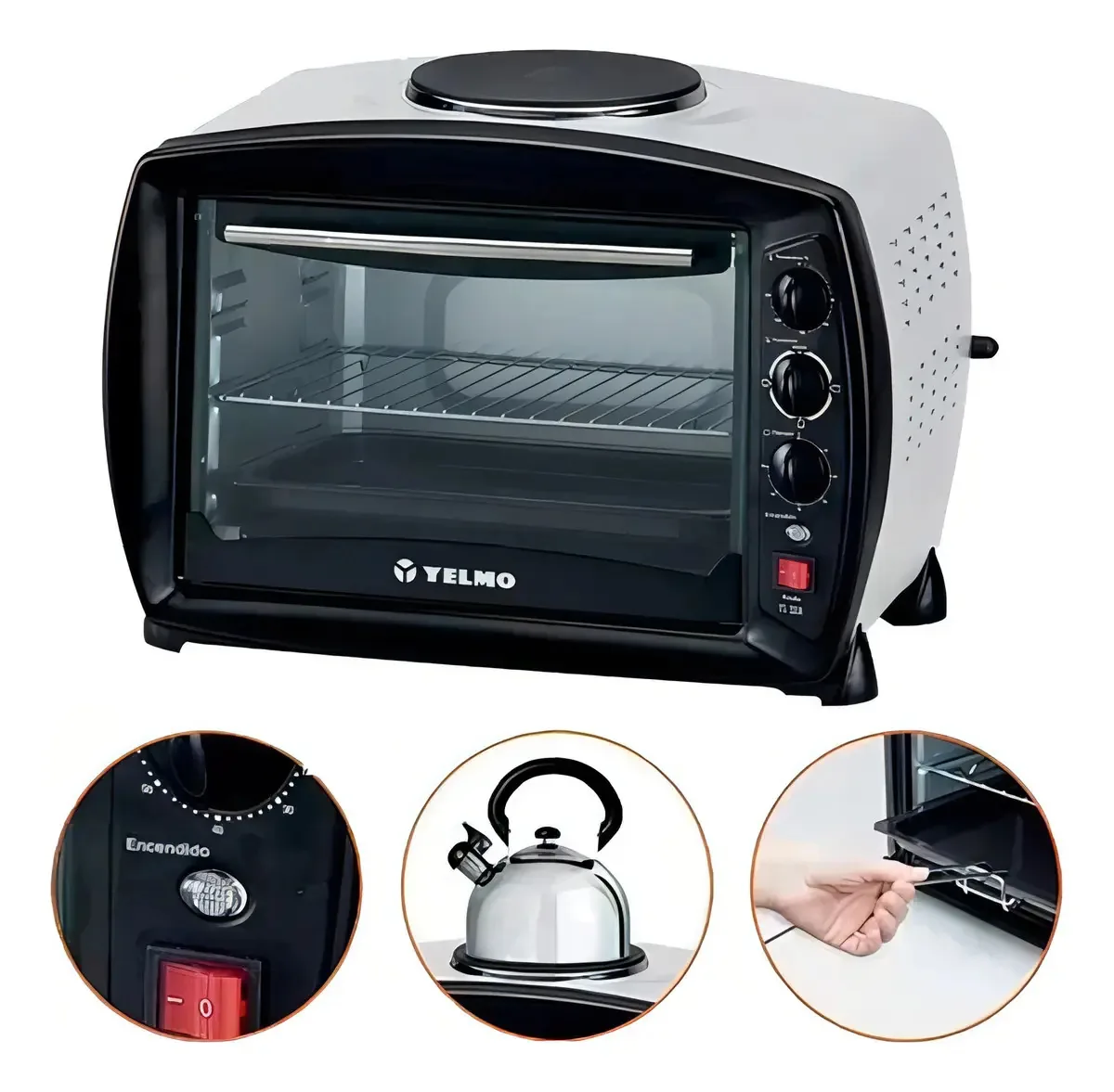 Forno elétrico Yelmo Yl-32a 2600 Watts e 32 litros