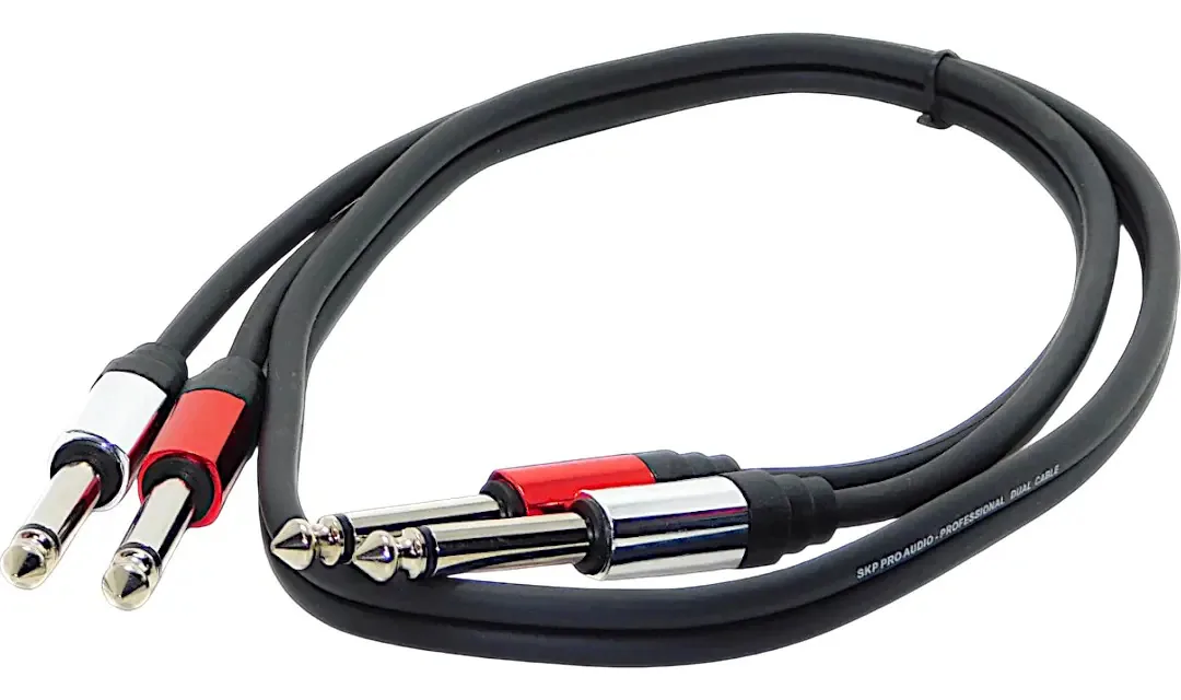 Conjunto de cabos Skp Pro Audio Model Tt40 Plug/TS Plug/ts