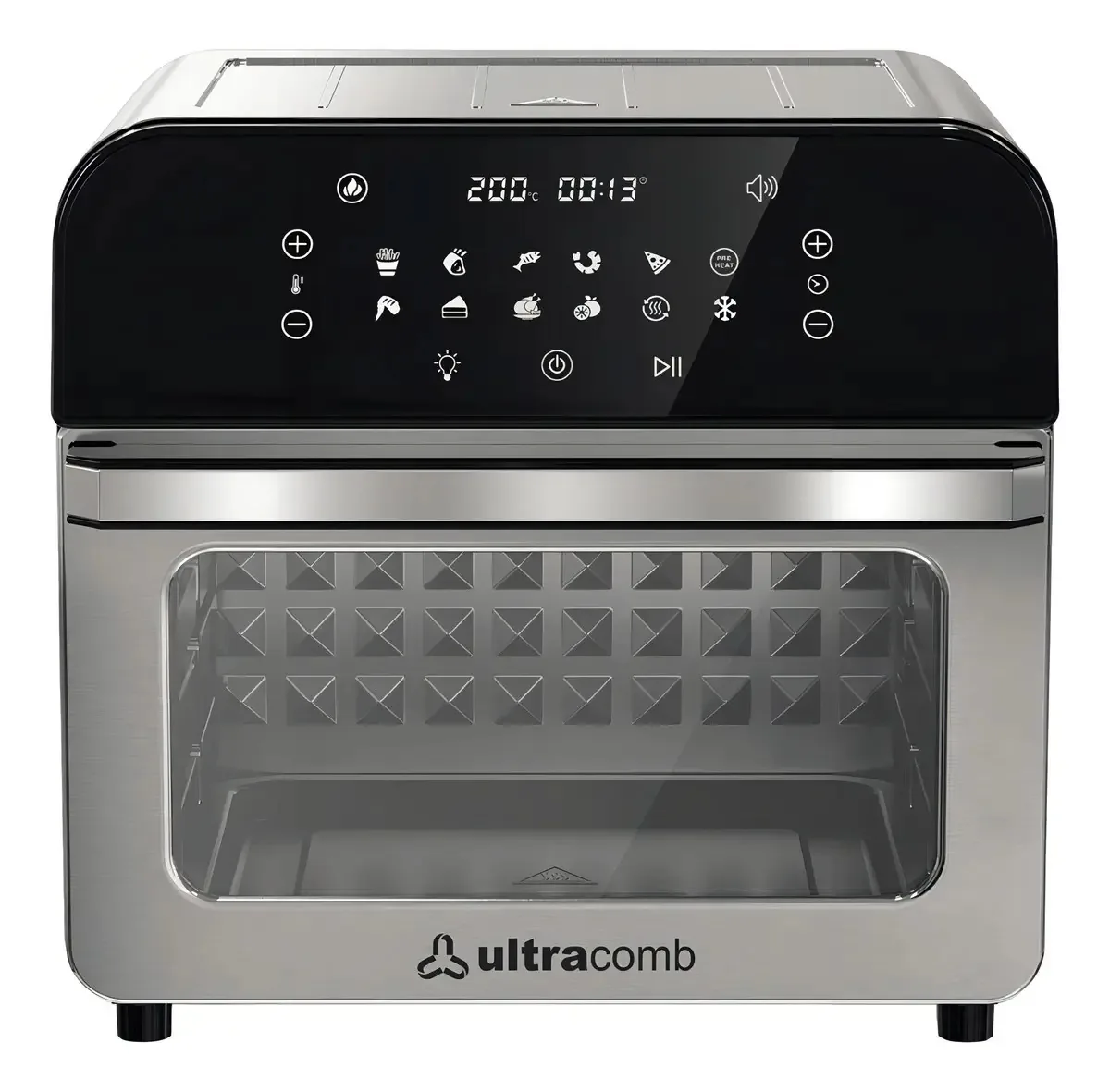 Fritadeira de ar digital Ultracomb Fr8620 de 11,8 litros 1700w 12 programas