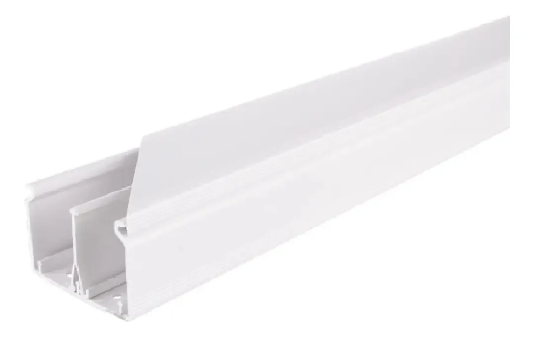 Canal a cabo 60x40mm branco com soquete de faixa x 2 metros