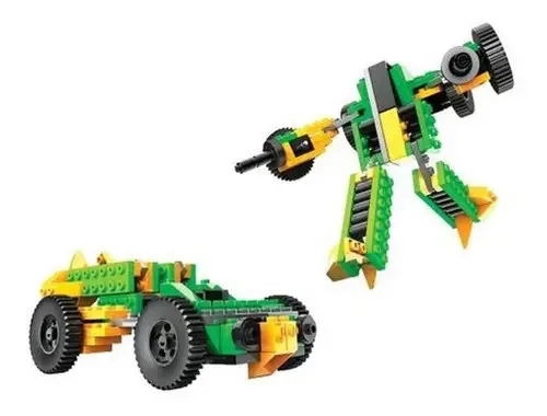 Robôs Innova 120p transformáveis Mis Ladrillos Lionels I120 Personaje Jeep-bot