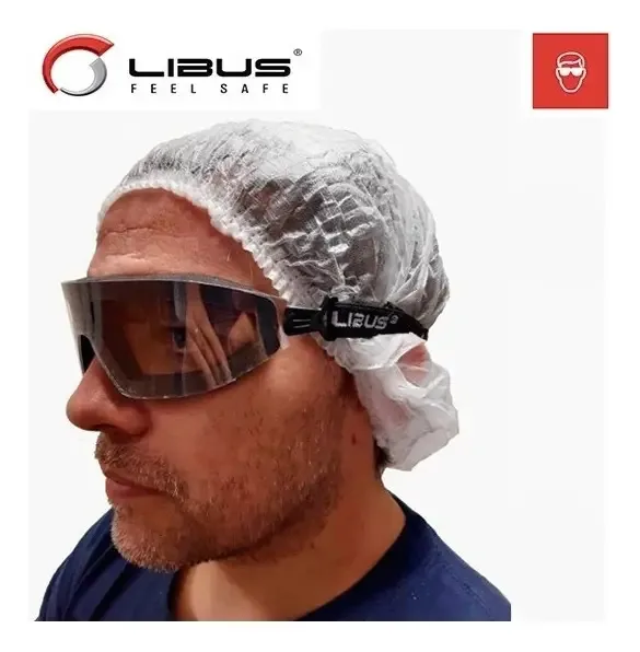 Proteção ocular Antiparra Libus transparente preta