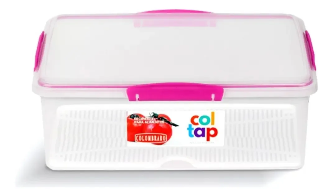 Recipiente para alimentos Coltap N.7 Art 3627 Colombraro Color Fuchsia