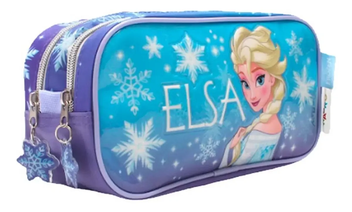 Estojo duplo Frozen Ice Power Wabro Purple Frozen Ice Powers