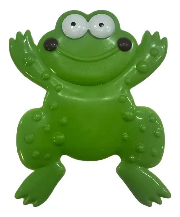 Tapetes de parede de banho antiderrapantes X 4 unidades Color Frog