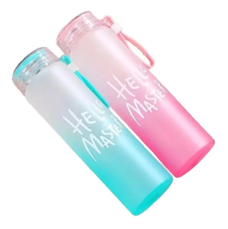 Garrafa de vidro multiuso premium para cores esportivas de 480 ml