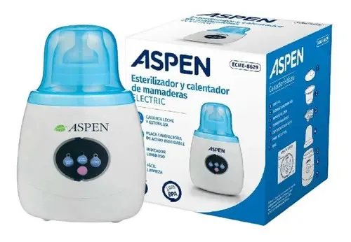 Aquecedor e esterilizador de garrafas Aspen 3 em 1 Ecm8629