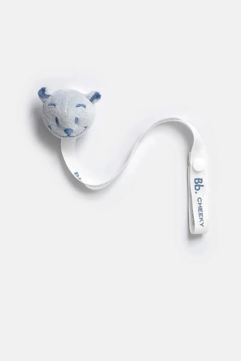 Porta-chupeta Oso White U Cheeky Celeste U