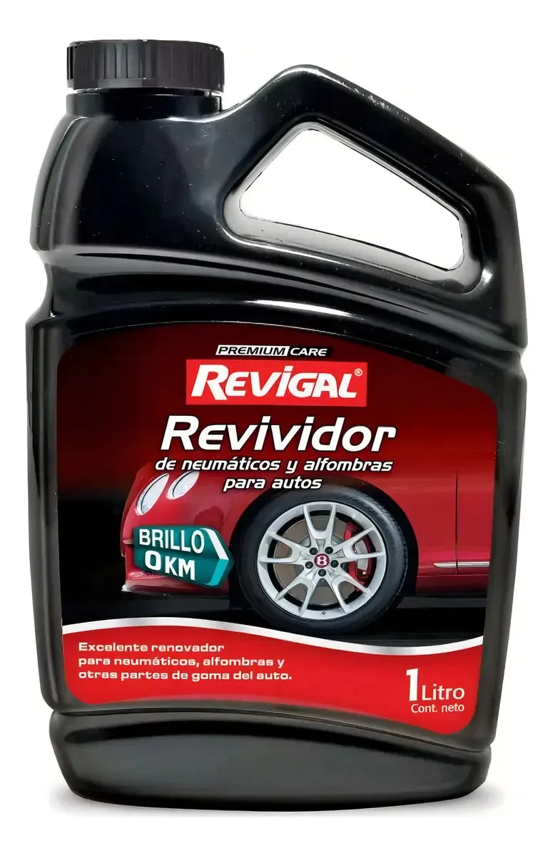 Pneus e tapetes Revigal REV520 Black Reviver de 1 litro