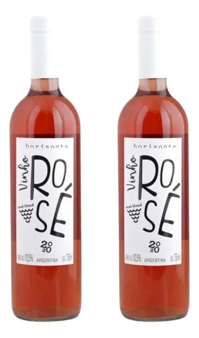 Kit 2 Vinhos Horizonte Rose 750ml
